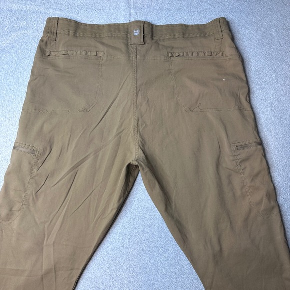Wrangler Cargo Pants Mens 40x30 Brown ATG Outdoor Stretch Nylon Utility Hiking - Picture 7 of 14